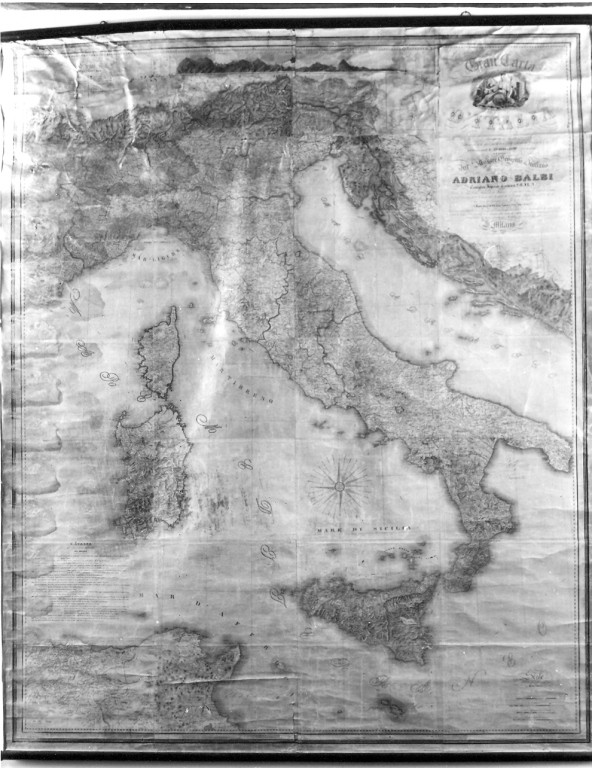 carta geografica (stampa) di Civelli G (sec. XIX)