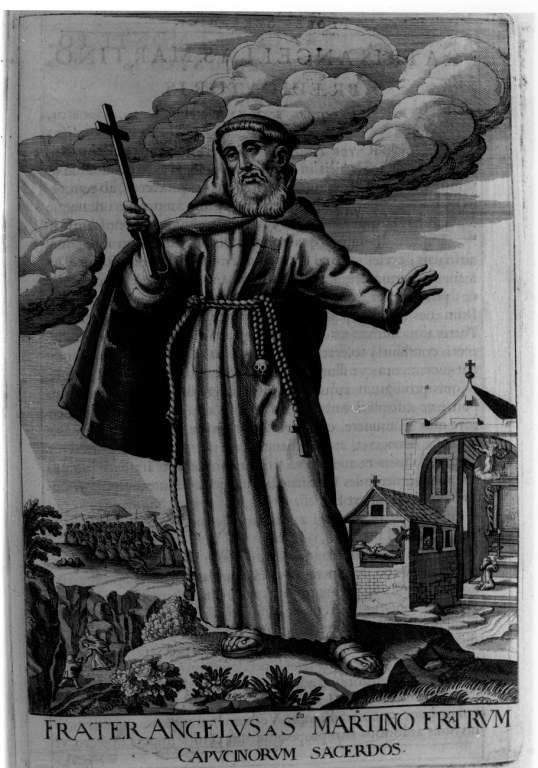 frate Angelo da San Martino (stampa) di Schott Johann, Loffler Johann Eckhard, Loffler Heinrich (sec. XVII)
