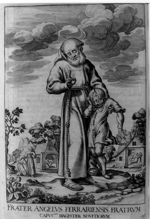 frate Angelo da Ferrara (stampa) di Schott Johann, Loffler Johann Eckhard, Loffler Heinrich (sec. XVII)