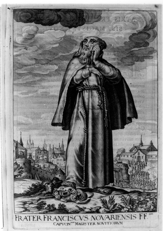 frate Francesco da Novara (stampa) di Schott Johann, Loffler Johann Eckhard, Loffler Heinrich (sec. XVII)