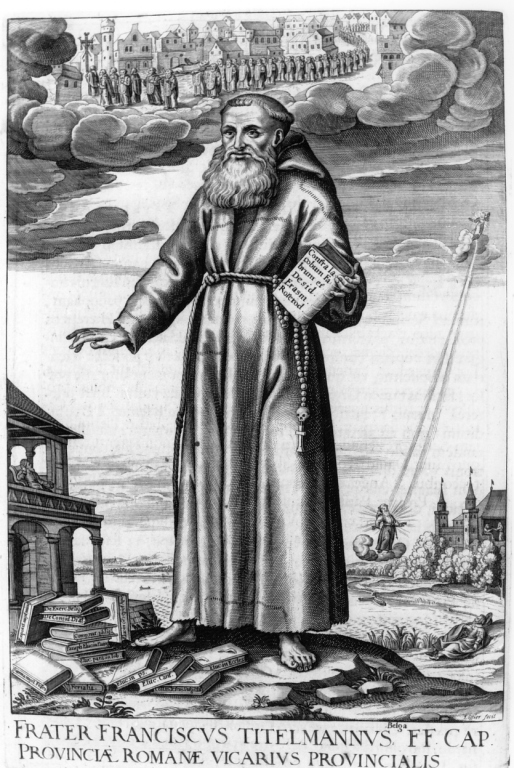 frate Francesco Titelmano (stampa) di Schott Johann, Loffler Johann Eckhard, Loffler Heinrich (sec. XVII)