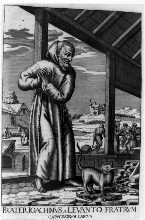 frate Gioacchino da Levanto (stampa) di Loffler Johann Eckhard, Loffler Heinrich, Schott Johann (sec. XVII)