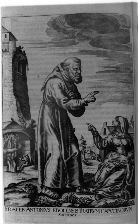 frate Antonio da Eboli (stampa) di Loffler Johann Eckhard, Loffler Heinrich, Schott Johann (sec. XVII)