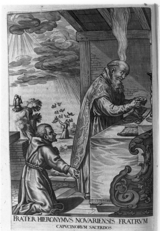 frate Girolamo da Novara (stampa) di Loffler Johann Eckhard, Loffler Heinrich, Schott Johann (sec. XVII)