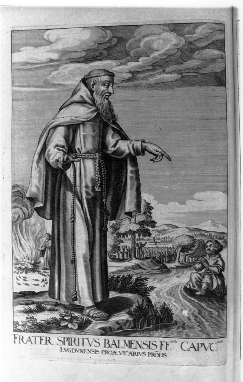 frate Spirito da Baulma (stampa) di Loffler Johann Eckhard, Loffler Heinrich, Schott Johann (sec. XVII)
