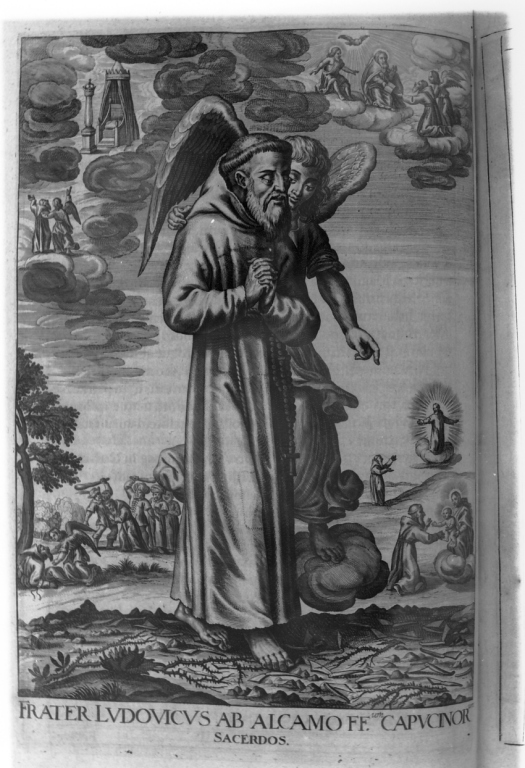 frate Ludovico da Brindisi (stampa) di Loffler Johann Eckhard, Loffler Heinrich, Schott Johann (sec. XVII)