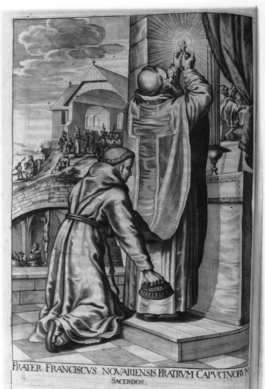 frate Francesco da Novara (stampa) di Loffler Johann Eckhard, Loffler Heinrich, Schott Johann (sec. XVII)