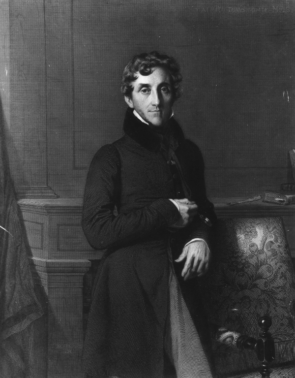 ritratto del conte Molé (stampa) di Calamatta Luigi (sec. XIX)