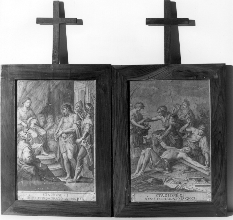 stazioni della via crucis (stampa, serie) - ambito veneto (seconda metà sec. XVIII)