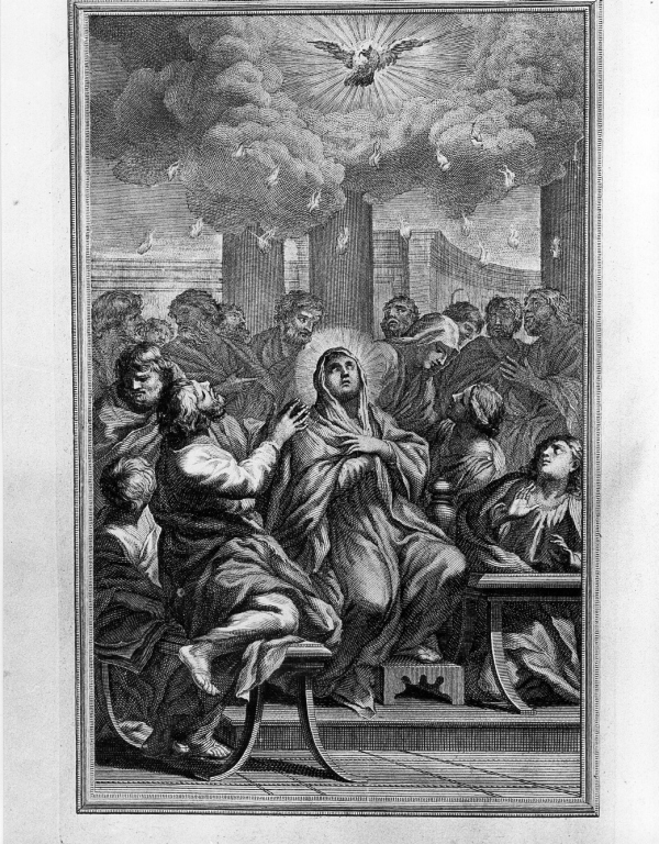 pentecoste (stampa) - ambito romano (sec. XIX)