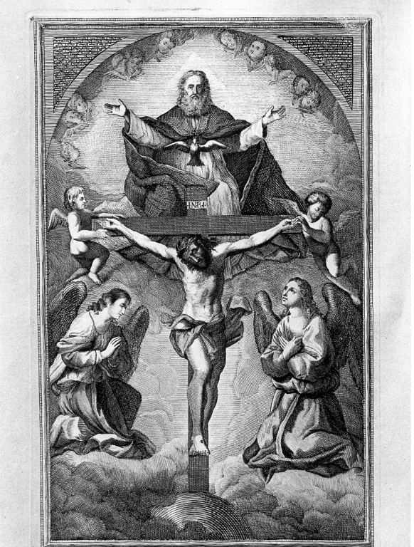 SS. Trinità (stampa) - ambito romano (sec. XIX)