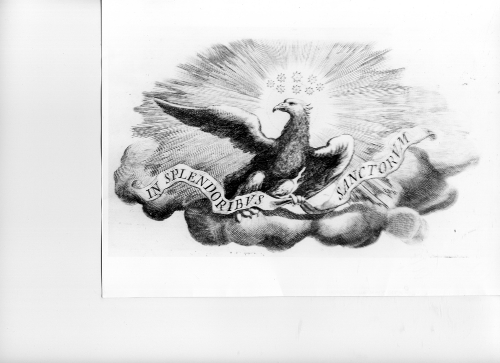 aquila con corona (stampa) di Grandi Carlo (sec. XVIII)