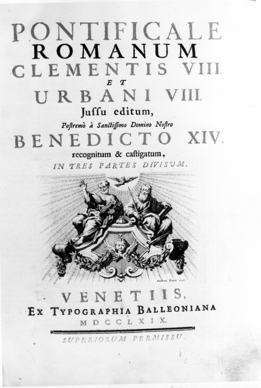 San Pietro e San Paolo (stampa) di Rossi Andrea (sec. XVIII)