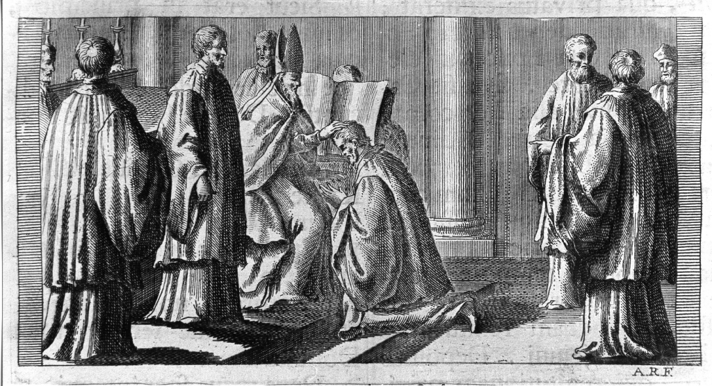 sospensione e riconciliazione degli ordini sacri (stampa) di Rossi Andrea (sec. XVIII)