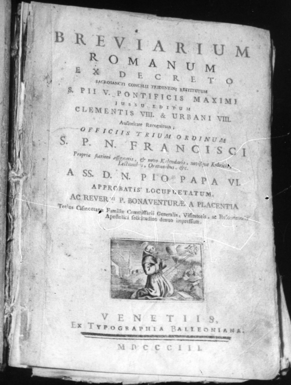 Stimmate di San Francesco (stampa) - ambito veneziano (sec. XIX)