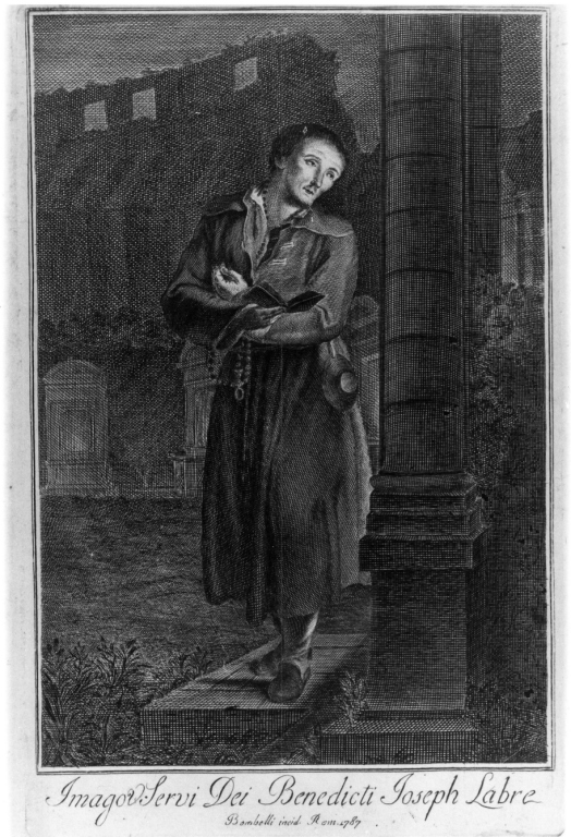 Benedetto Giuseppe Labrè (stampa) di Bombelli Pietro Leone (sec. XVIII)