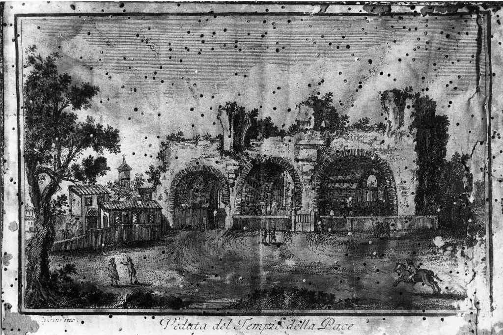 Tempio della Pace (stampa, serie) di Cassini Giovanni Maria (sec. XVIII)