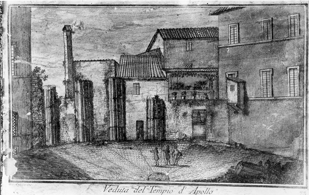Tempio di Apollo (stampa, serie) di Cassini Giovanni Maria (sec. XVIII)