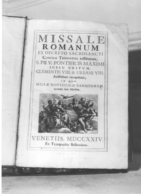 quattro evangelisti ispirati dai loro simboli (stampa, elemento d'insieme) di Piccini Isabella (attribuito) (sec. XVIII)