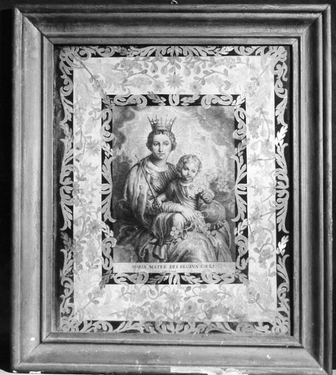 Madonna con bambino (stampa) di Le Blond Jean (sec. XVII)