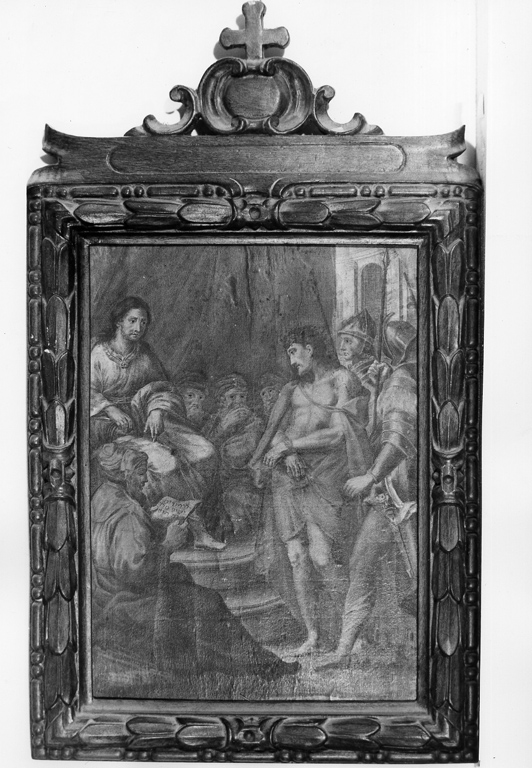 stazioni della via crucis (stampa a colori) - ambito laziale (seconda metà sec. XVIII)