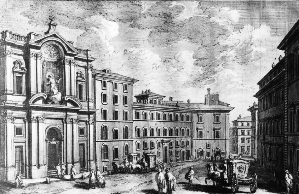 archiconfraternita delle Stimmate di San Francesco (stampa, serie) di Vasi Giuseppe (sec. XVIII)