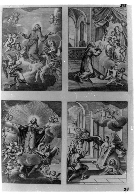 episodi della vita di San Giuseppe da Leonessa (stampa, serie) di Gramignani Antonio (attribuito) (sec. XVIII)