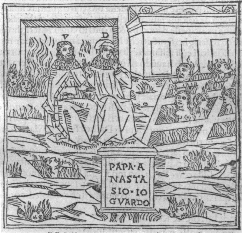 Divina Commedia, Inferno, canto XI (stampa smarginata) - ambito italiano (sec. XV)