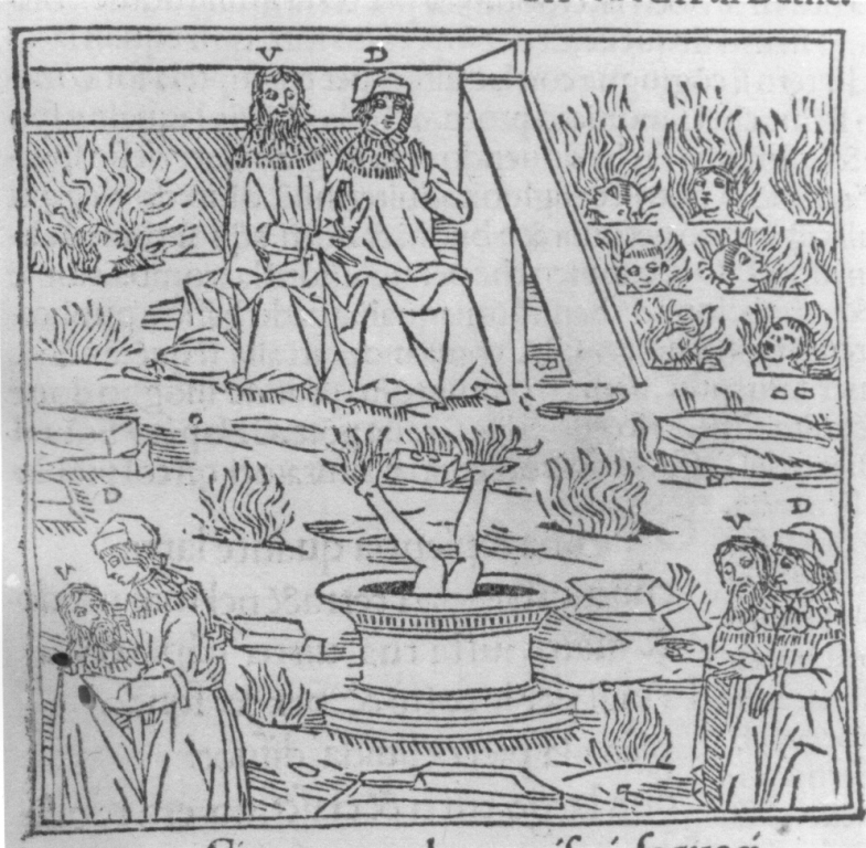 Divina Commedia, Inferno, canto XIX (stampa smarginata) - ambito italiano (sec. XV)