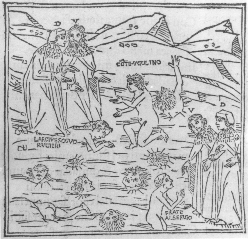 Divina Commedia, Inferno, canto XXXIII (stampa smarginata) - ambito italiano (sec. XV)