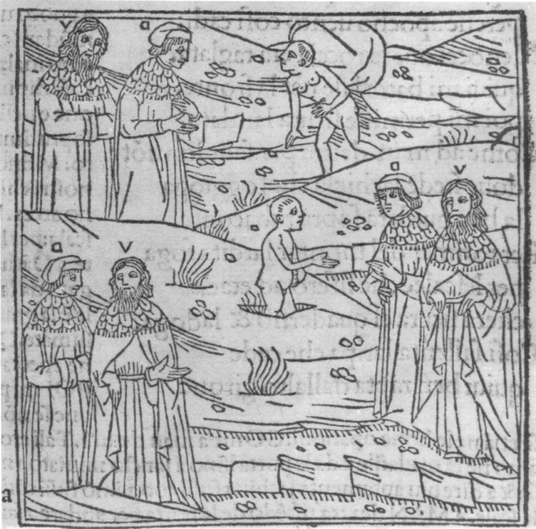 Divina Commedia, Purgatorio, canto XIII (stampa smarginata) - ambito italiano (sec. XV)