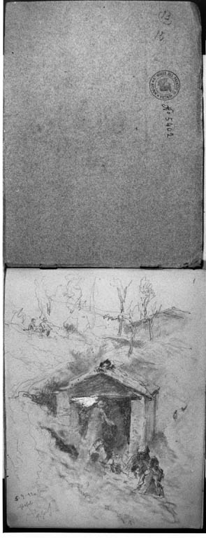 taccuino di disegni di Joris Pio (sec. XX)