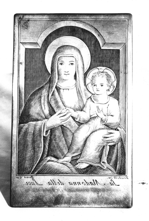 Madonna della Luce (matrice) di Bombelli Pietro Leone (attribuito) (sec. XVIII)