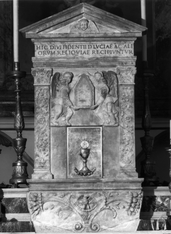 tabernacolo-reliquiario - ambito toscano (primo quarto sec. XVI)