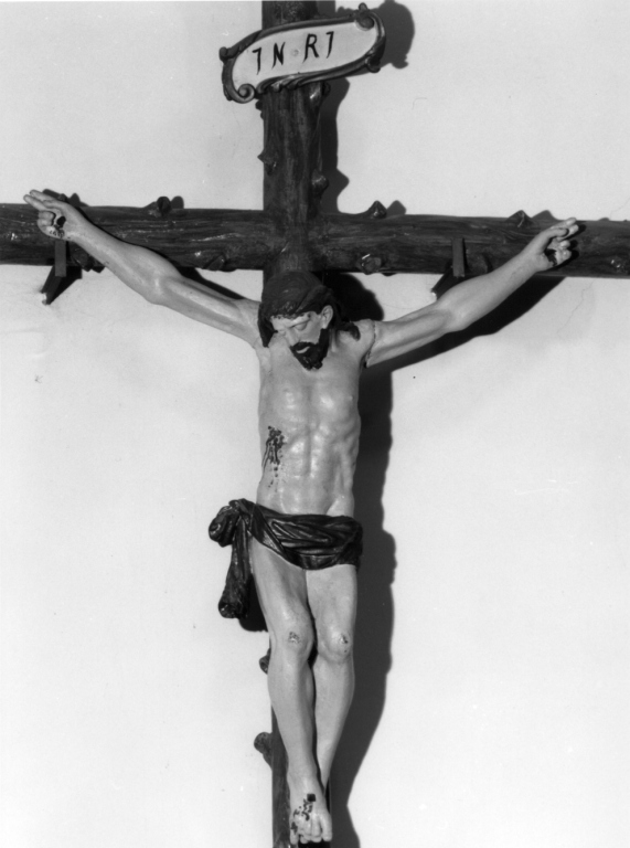 Cristo crocifisso dolente (croce da parete) - ambito laziale (metà sec. XIX)