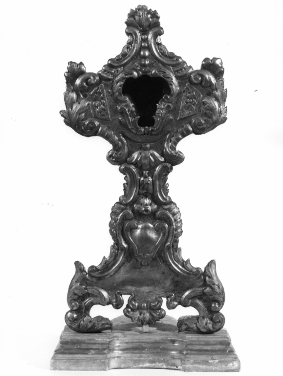 reliquiario - a ostensorio - produzione laziale (seconda metà sec. XVIII)