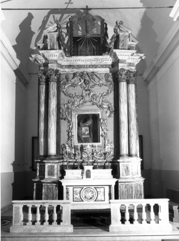 altare maggiore - ambito laziale (sec. XVIII)