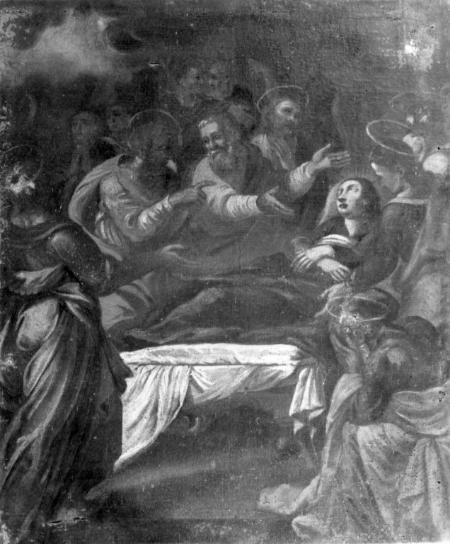 transito della Madonna (dipinto) - ambito laziale (seconda metà sec. XVII)