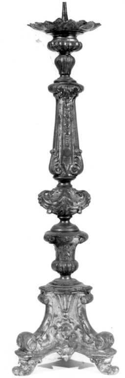 candeliere d'altare - bottega viterbese (fine sec. XVIII)