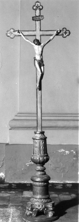 Cristo crocifisso dolente (croce d'altare) - ambito laziale (sec. XIX)