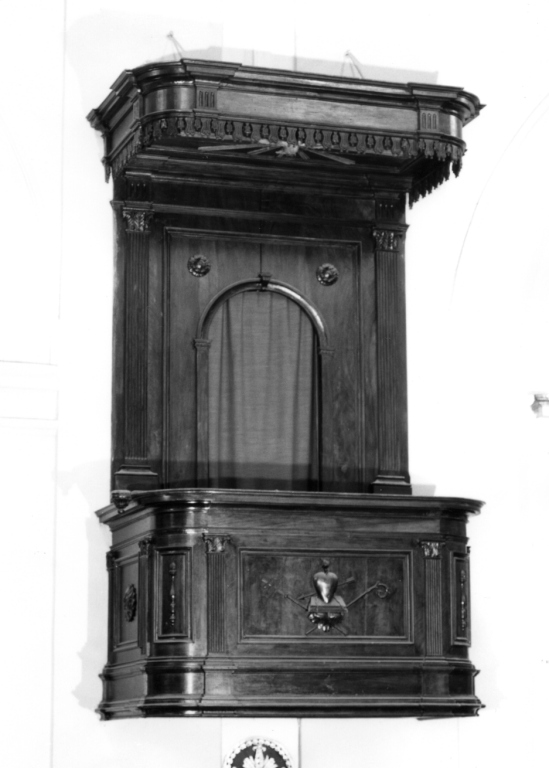 pulpito - ambito laziale (fine/inizio secc. XVIII/ XIX)