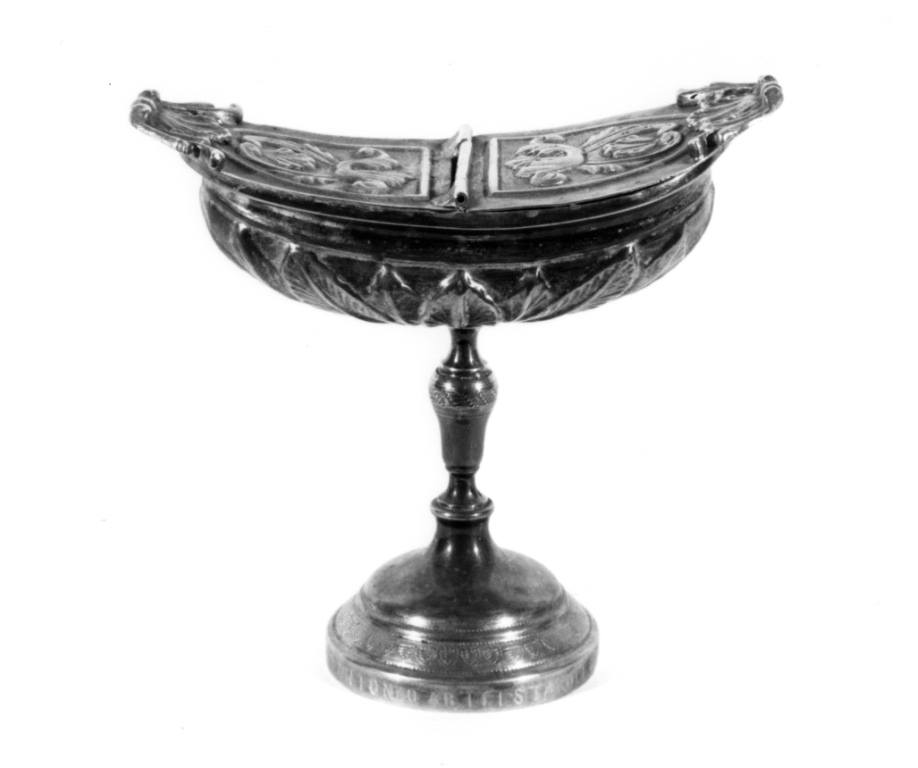 navicella portaincenso - ambito laziale (sec. XIX)