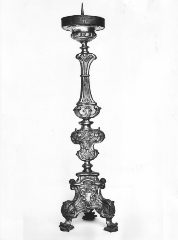 candeliere - ambito laziale (prima metà sec. XIX)