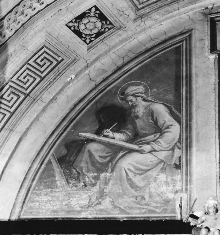 Madonna con Bambino e San Giuseppe (dipinto, ciclo) di Fontana Luigi (sec. XIX)