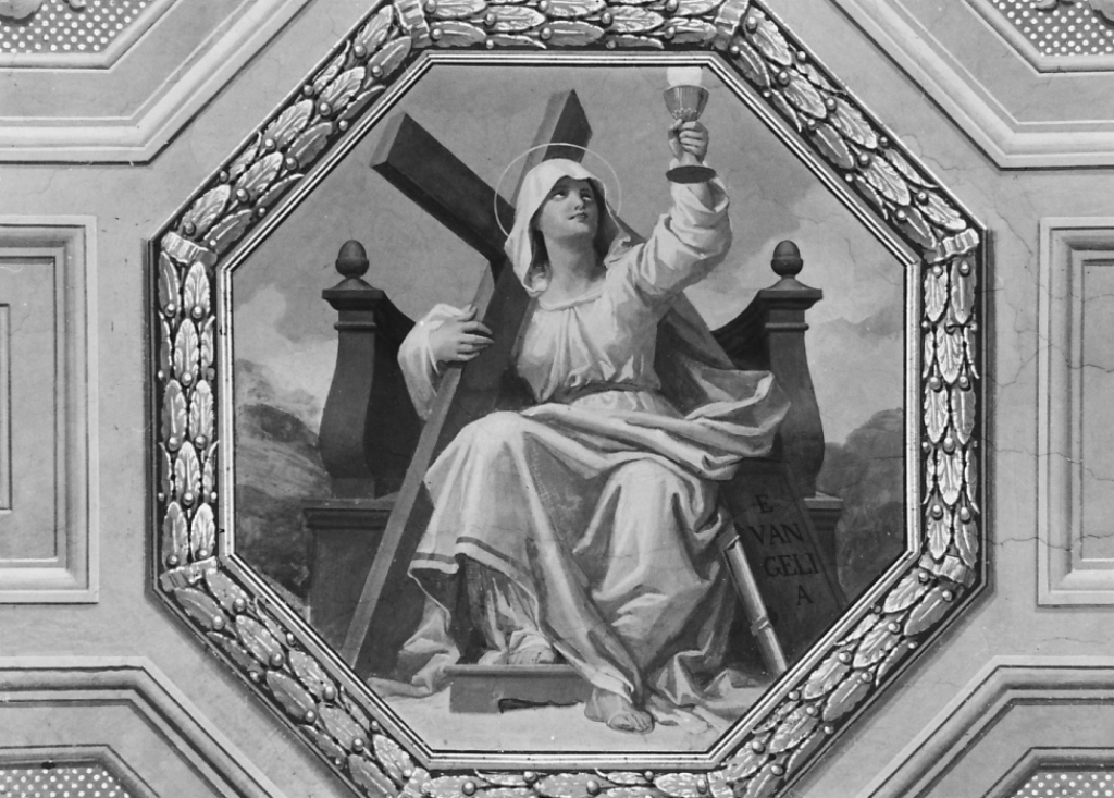 personificazione della Fede (dipinto, ciclo) di Fontana Luigi (sec. XIX)