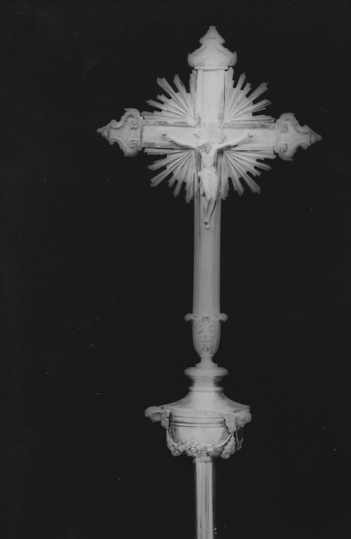 croce processionale - ambito laziale (prima metà sec. XIX)