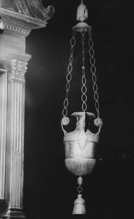 lampada pensile - ambito laziale (primo quarto sec. XIX)