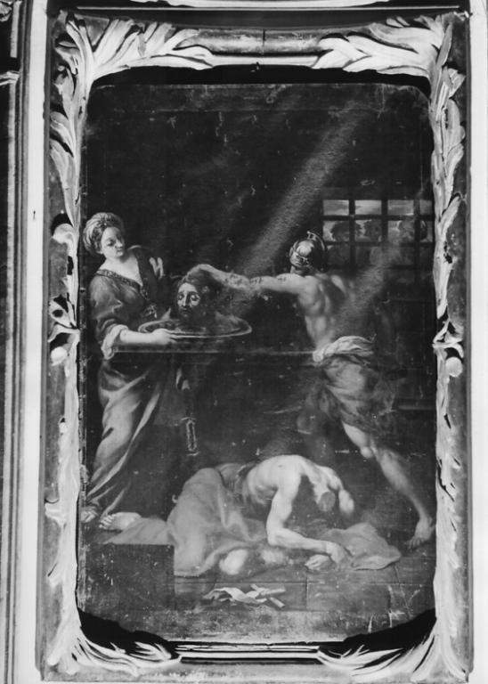 decapitazione di San Giovanni Battista (dipinto) di Bonifazi Anton Angelo (cerchia) (seconda metà sec. XVII)