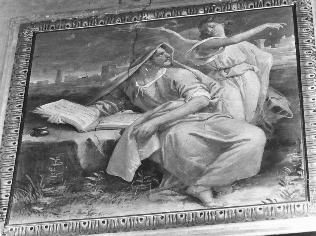 Giona e un angelo (dipinto, ciclo) di Fontana Luigi (secc. XIX/ XX)