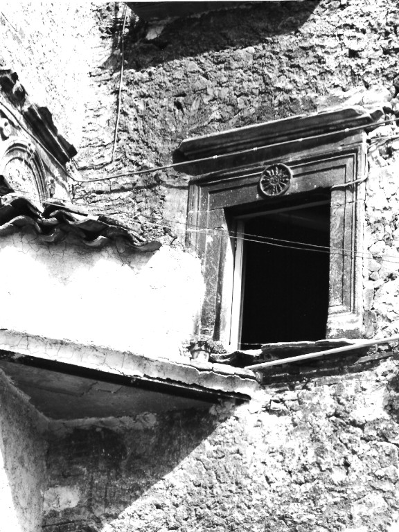 mostra di finestra - ambito laziale (sec. XVI)